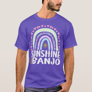 Sunshine and Banjo Cute Rainbow Gift for Womens Ki T-Shirt