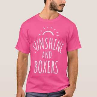 Sunshine And Boxer Dogs T-Shirt
