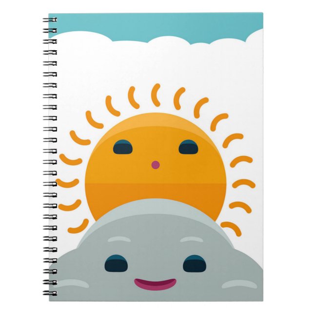 Sunshine and Cloud Notebook (Front)