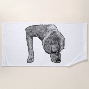 Sunshine And Dots Beach Towel