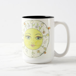Sunshine and flowers - CBS Sunday Morning Two-Tone Coffee Mug