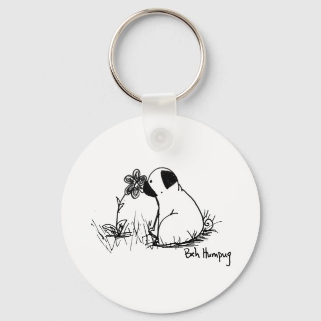 Sunshine and Flowers Keychain (Front)