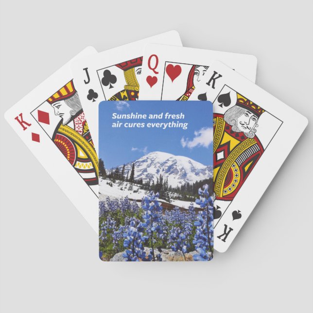 Sunshine and Fresh Air Poker Cards (Back)