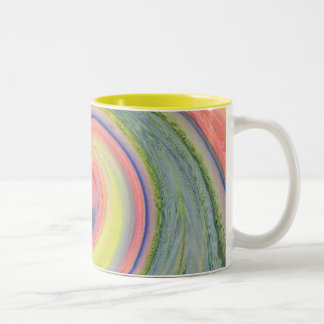 Sunshine and Rainbow twirl Coffee Mug