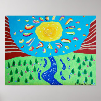 Sunshine and Rainbows Print