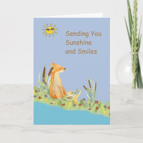 Sunshine and Smiles Get Well Card for Kids