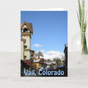 Sunshine and Snow Vail, Colorado Card
