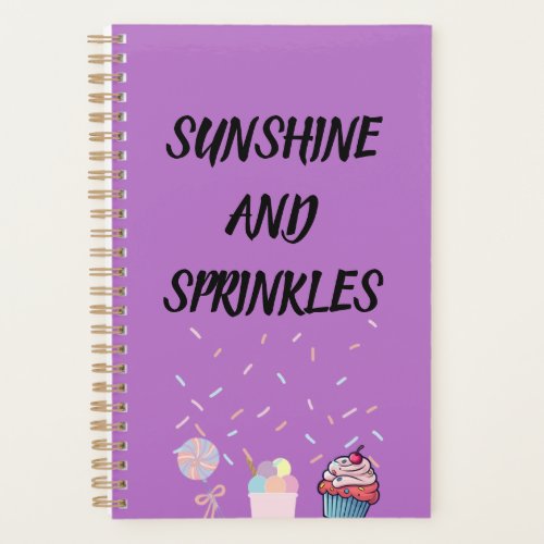 Sunshine And Sparkles Planner