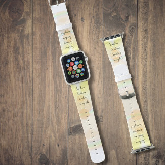 Sunshine and Sunshine Yellow Apple Watch Band