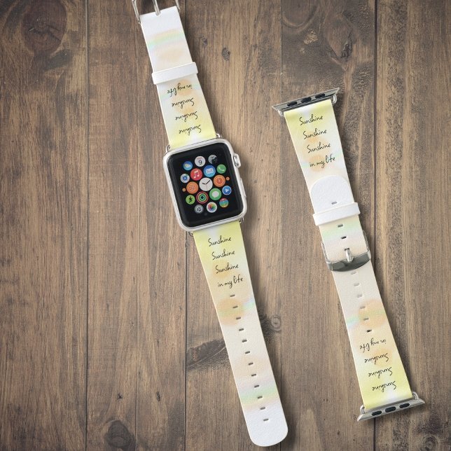 Sunshine and Sunshine Yellow Apple Watch Band (Creator Uploaded)