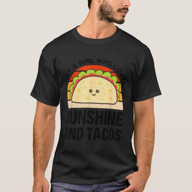 Sunshine and taco cinco de mayo fiesta mexican T-Shirt (Front)