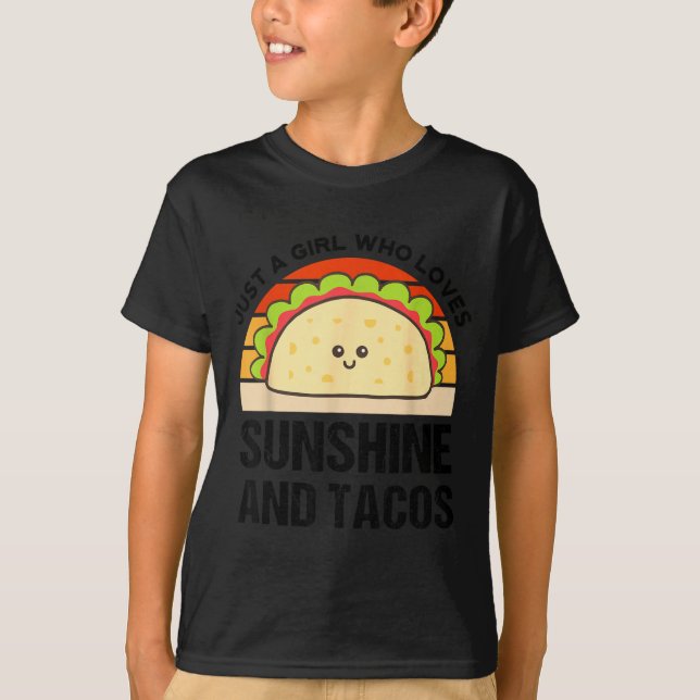 Sunshine and taco cinco de mayo fiesta mexican T-Shirt (Front)