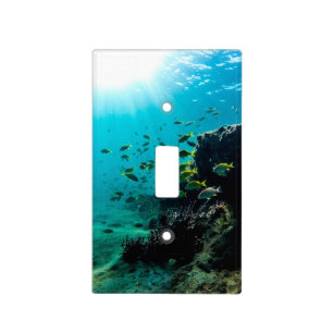 Sunshine and Tropical Fish Light Switch Cover