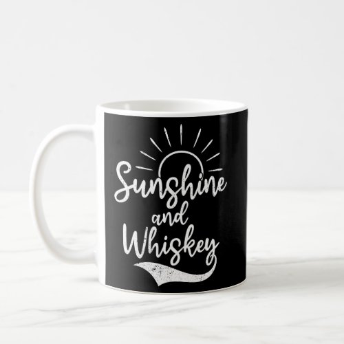 Sunshine And Whiskey Summer Vacation Summer Coffee Mug