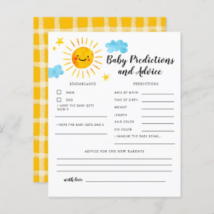 Sunshine Baby Predictions and Advice