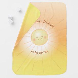 Sunshine Baby Shower Baby Blanket