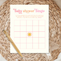 Sunshine Baby Shower Bingo Game