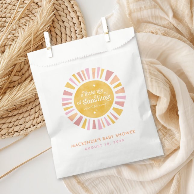Sunshine Baby Shower Favor Bags (Creator Uploaded)