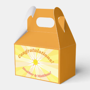 Sunshine Baby Shower Favor Boxes