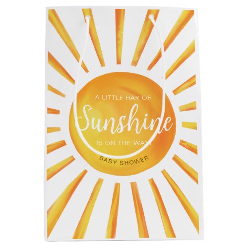 Sunshine Baby Shower Gift Bag