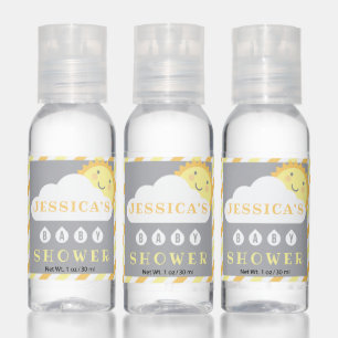 Sunshine Baby Shower Hand Sanitizer