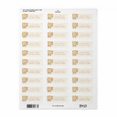 Sunshine Baby Shower Here Come The Son Address Label (Full Sheet)