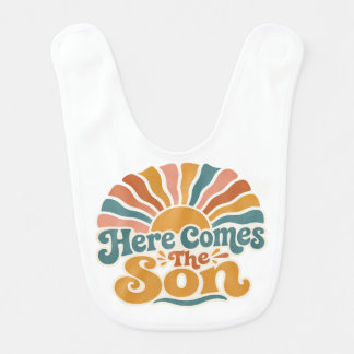 Sunshine Baby Shower Here Come The Son Bib