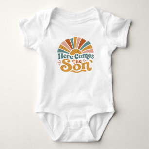 Sunshine Baby Shower Here Come The Son Bodysuit