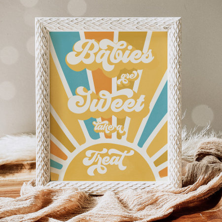 Sunshine Baby Shower Here Come The Son Favors Post Poster