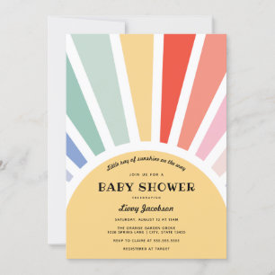Sunshine Baby Shower Invitation