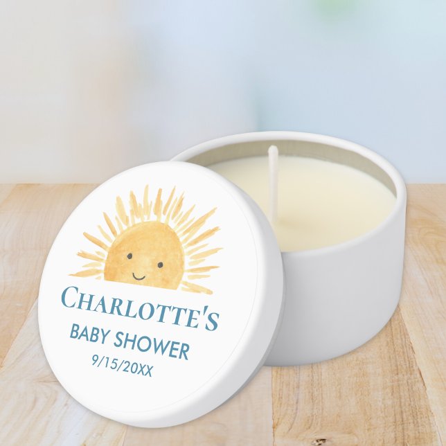 Sunshine Baby Shower  Mini Candle Favors (Creator Uploaded)