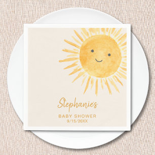 Sunshine Baby Shower Napkins