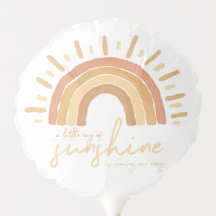 Sunshine Baby Shower Party Balloons 