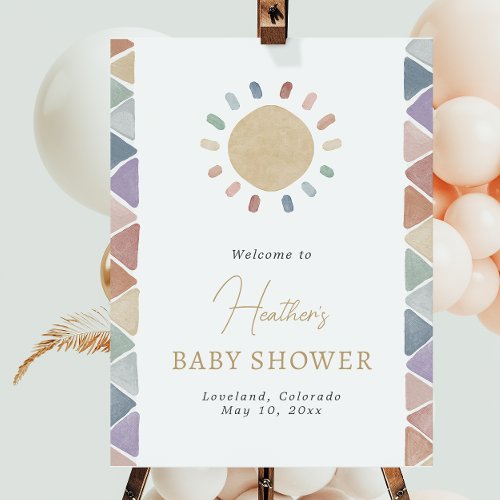 Sunshine Baby Shower Sign