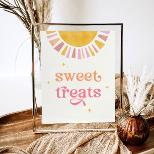 Sunshine Baby Shower Sweet Treats Sign