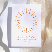 Sunshine Baby Shower Thank You Favor