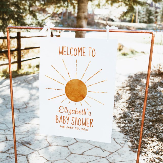 Sunshine Baby Shower Welcome Sign (Creator Uploaded)