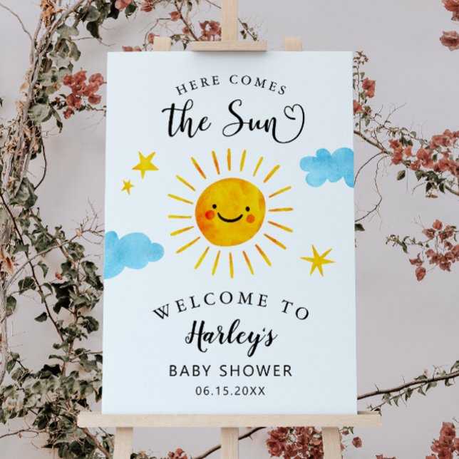 Sunshine Baby Shower Welcome Sign (Creator Uploaded)