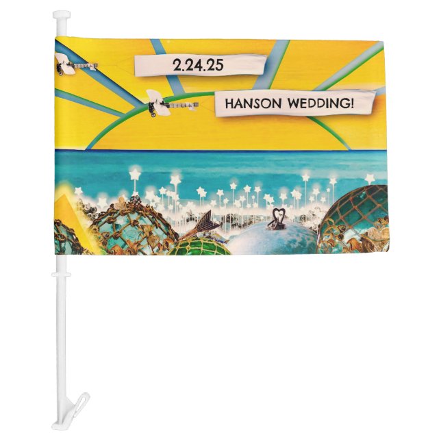 SUNSHINE BANNER CAR FLAG (Front)