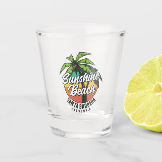 Sunshine Beach Santa Barbara California Shot Glass