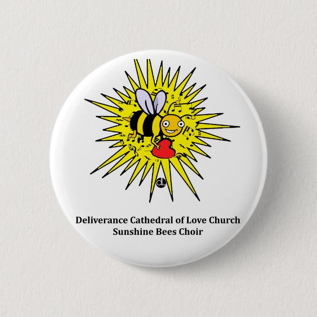 Sunshine Bees: Children's Choir Button (Front)