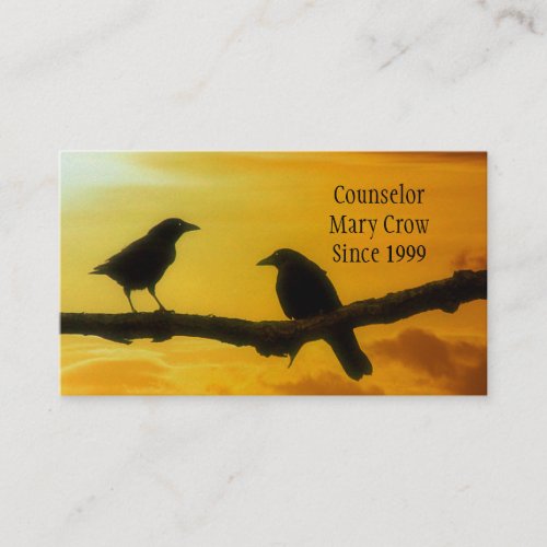 Sunshine  Birds Business Card