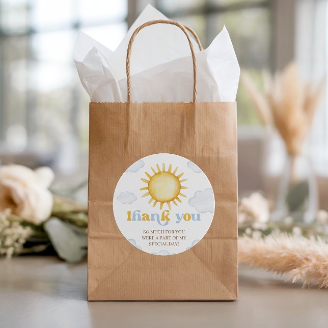 Sunshine Birthday Favor Tag (Creator Uploaded)