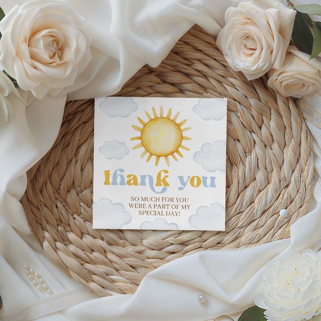 Sunshine Birthday Favor Tag (Creator Uploaded)