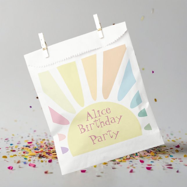 Sunshine Birthday Party Favor Bag (Creator Uploaded)