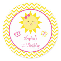 Sunshine Birthday Stickers You Are My Sunshine