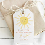 Sunshine birthday thank you gift tags<br><div class="desc">Sunshine birthday thank you Gift Tags
Matching items available.</div>