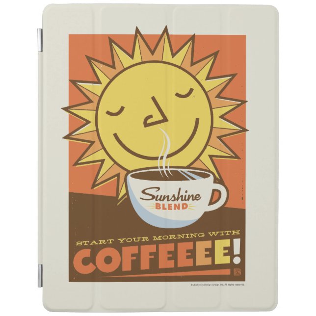 Sunshine Blend Coffee iPad Smart Cover (Front)