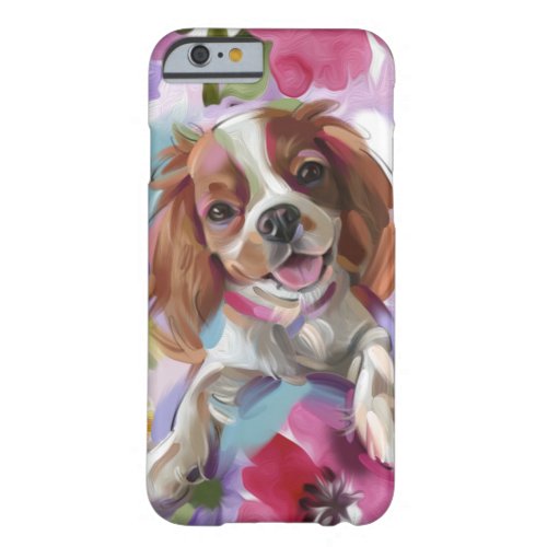 Sunshine blenheim cavalier dog art phone case
