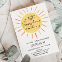 Sunshine Boho Baby Shower Invitation